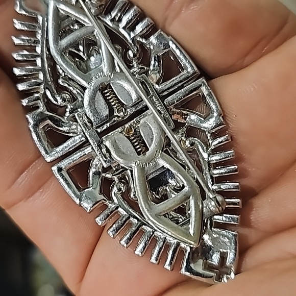 Art Deco 20/30s Dress Clip/Brooch - Picture 2 of 4